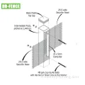Fence a maglie a filo saldato galvanizzato 358 saldati